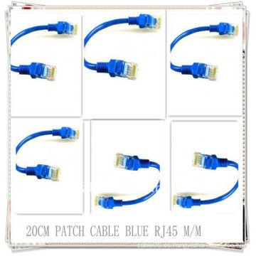 20cm Cable de red Cable Cat5E RJ45 Patch Cable Ethernet Cable 0,2M